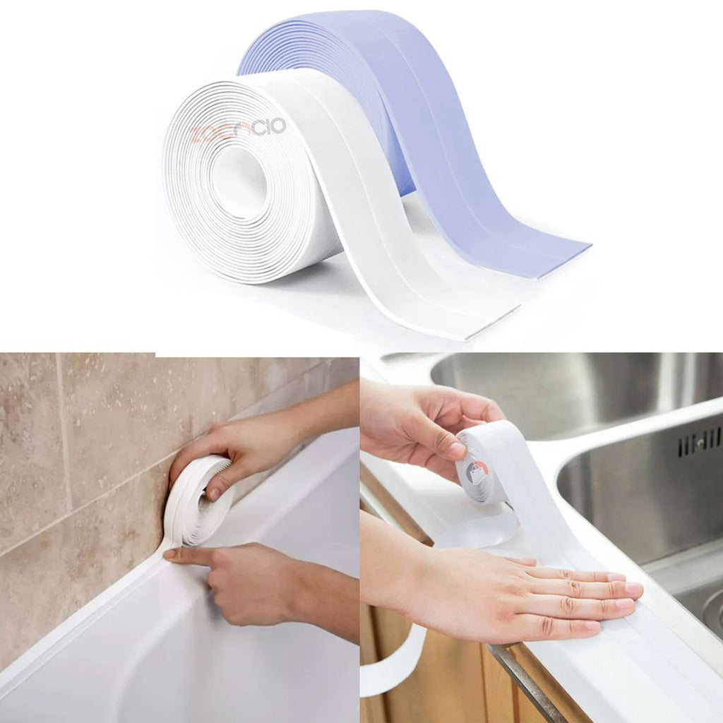 Cintas de sellado de baño a prueba de moho de 3,2 M, cinta selladora  impermeable, útil calafateo para cocina, fregadero y baño – Los mejores  productos en la tienda online Joom Geek